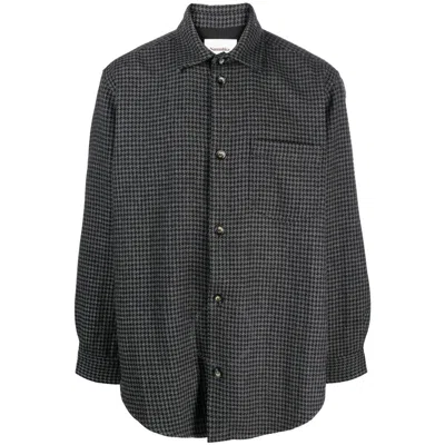 NANUSHKA NANUSHKA MATIZE LONG SLEEVE HOUNDSTOOTH SHIRT