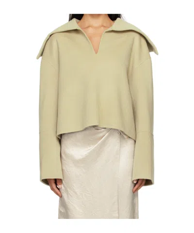 Nanushka Maxi Long-sleeved Sweater In Nude
