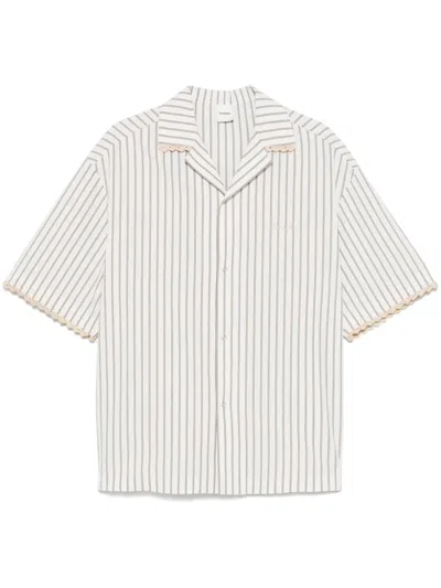 Nanushka Maxton Shirt In Neutral