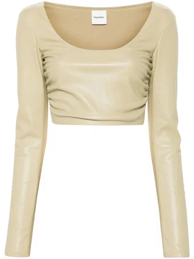 Nanushka Maylah T-shirt In Neutrals