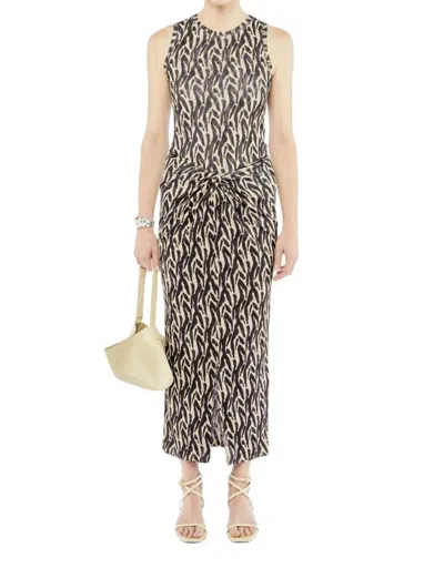 Nanushka Mayra Skirt In Brushstroke Animal
