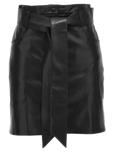 Nanushka 'meda' Miniskirt In Black