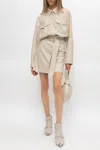 Nanushka Beige Meda Miniskirt In Cream