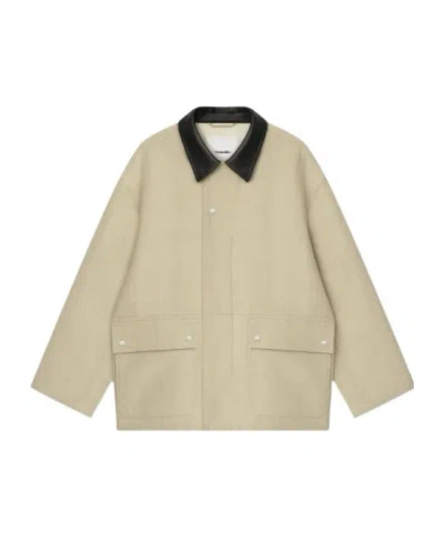 Nanushka Melesio Jacket In Neutral