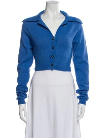 Pre-owned Nanushka Merino Wool Sweater In Blue