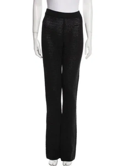 Pre-owned Nanushka Merino Wool Sweatpants In Black