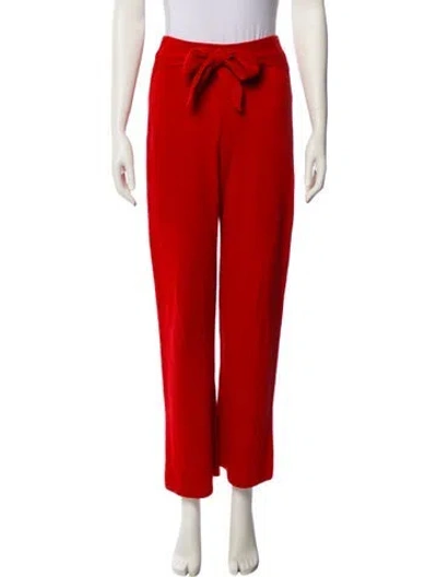 Pre-owned Nanushka Merino Wool Sweatpants In Red