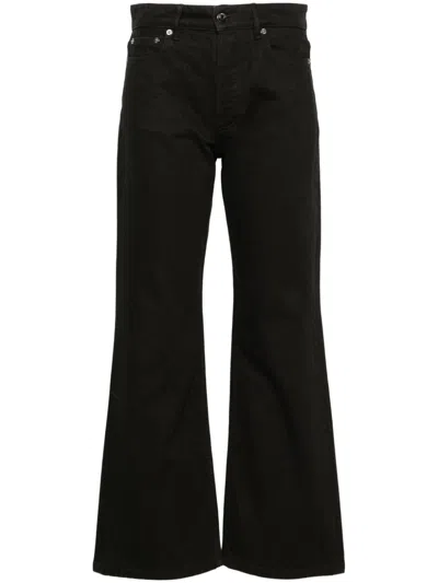 Nanushka Mid-rise Bootcut Jeans In Grey