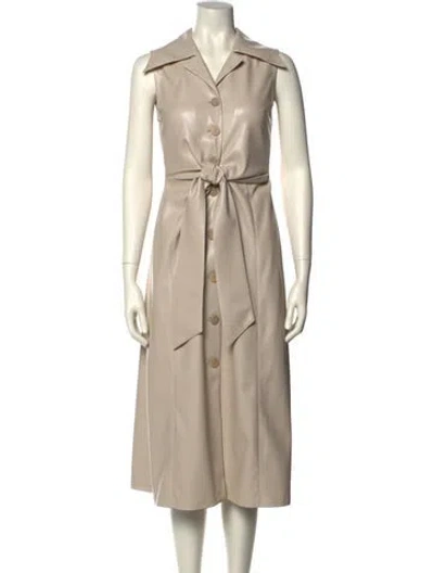 Pre-owned Nanushka Midi Length Dress In Neutral
