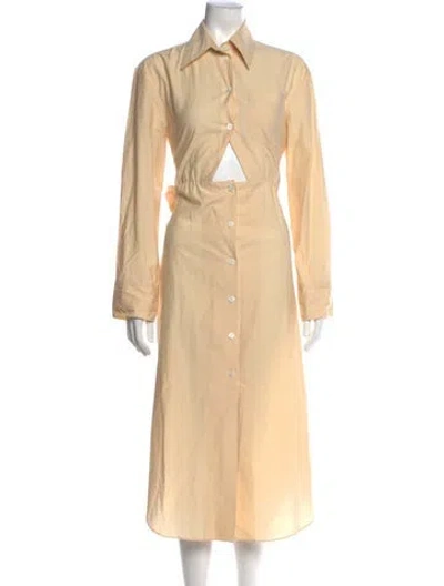 Pre-owned Nanushka Midi Length Dress W/ Tags In Neutral