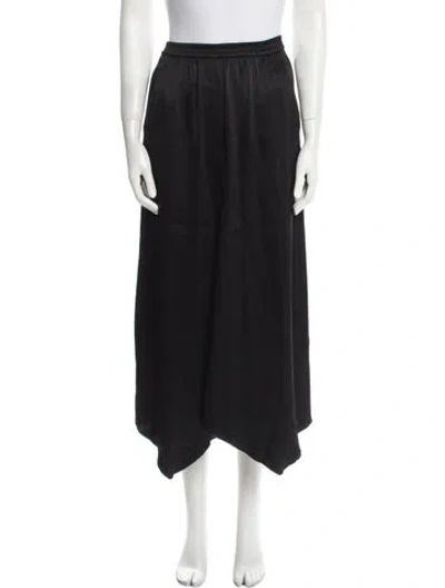 Pre-owned Nanushka Midi Length Skirt In Black