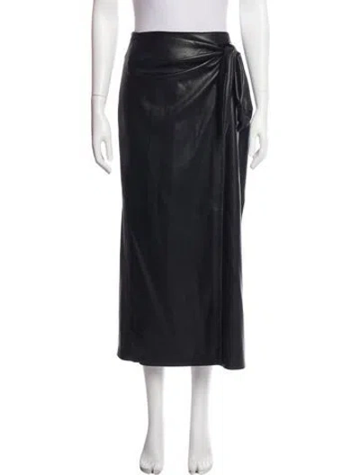 Pre-owned Nanushka Midi Length Skirt In Blue