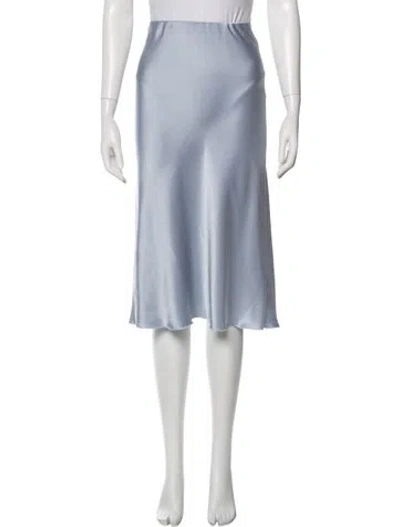 Pre-owned Nanushka Midi Length Skirt In Blue