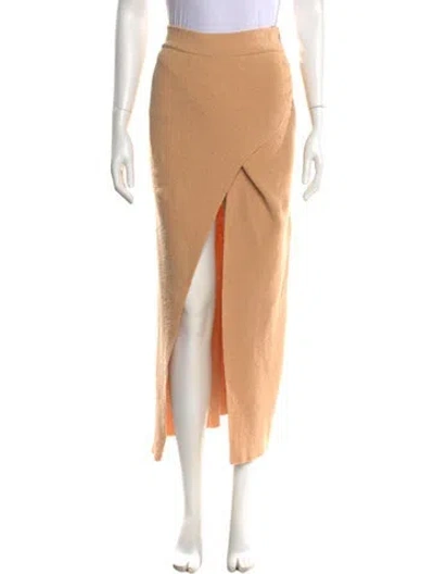 Pre-owned Nanushka Midi Length Skirt In Brown