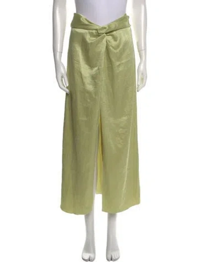 Pre-owned Nanushka Midi Length Skirt In Green
