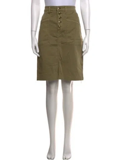 Pre-owned Nanushka Midi Length Skirt In Green