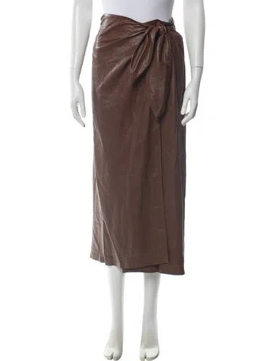 Pre-owned Nanushka Midi Length Skirt In Neutral