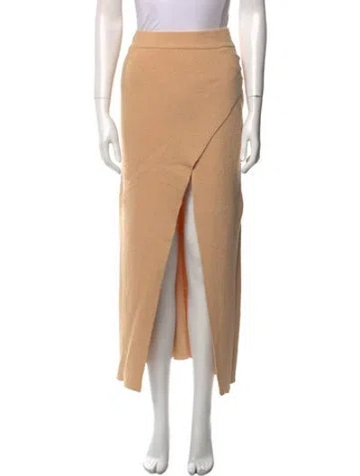 Pre-owned Nanushka Midi Length Skirt In Neutral
