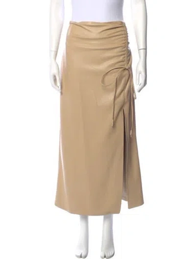 Pre-owned Nanushka Midi Length Skirt In Neutral