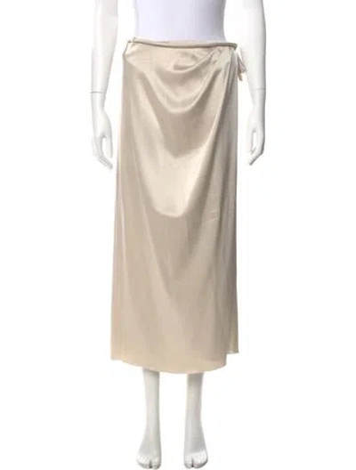Pre-owned Nanushka Midi Length Skirt In Neutral