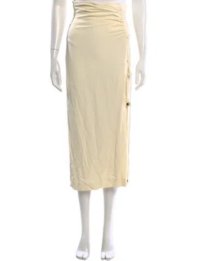 Pre-owned Nanushka Midi Length Skirt In Neutral