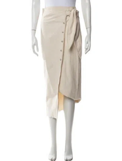 Pre-owned Nanushka Midi Length Skirt In Neutrals
