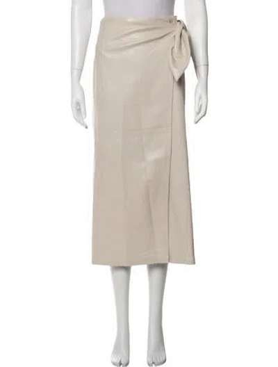 Pre-owned Nanushka Midi Length Skirt In Neutrals
