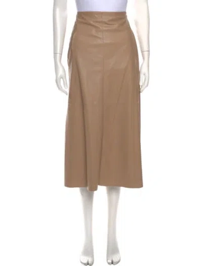 Pre-owned Nanushka Midi Length Skirt In Neutrals