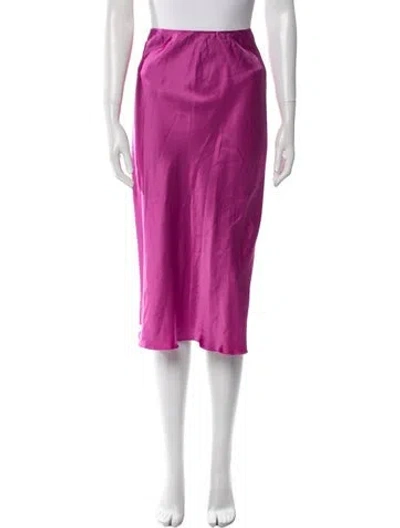 Pre-owned Nanushka Midi Length Skirt In Pink