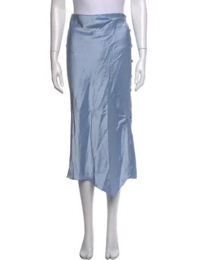 Pre-owned Nanushka Midi Length Skirt In Purple