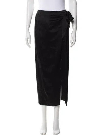 Pre-owned Nanushka Midi Length Skirt W/ Tags In Black