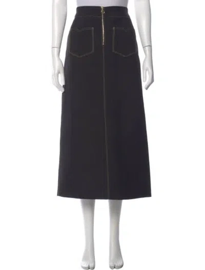 Pre-owned Nanushka Midi Length Skirt W/ Tags In Grey