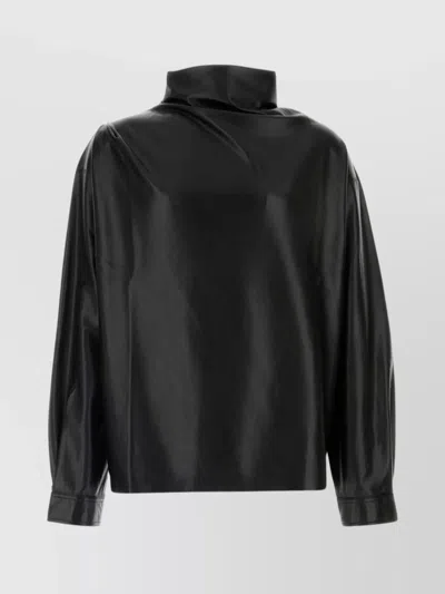 NANUSHKA MIKAEL TOP IN SYNTHETIC LEATHER
