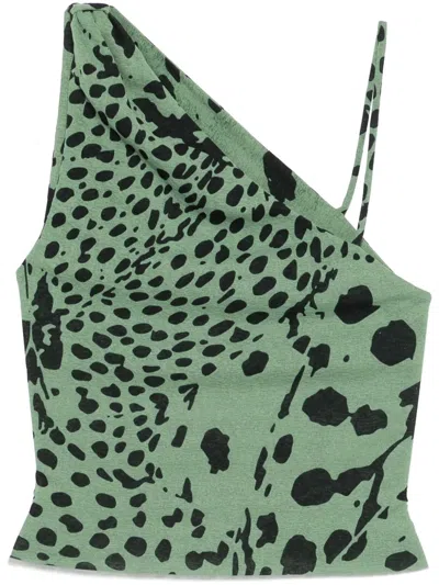 Nanushka Milda Top In Green