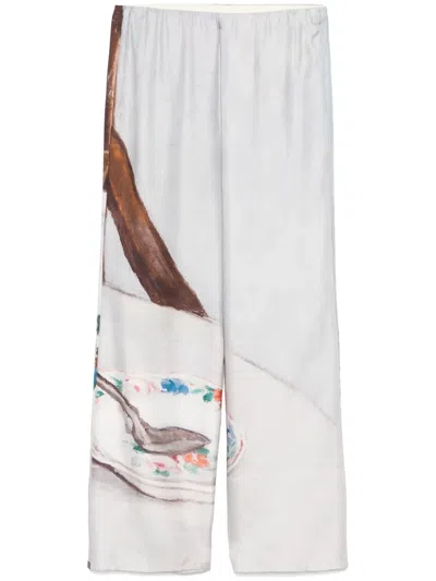 Nanushka Ausgestellte Milon Hose In Blue