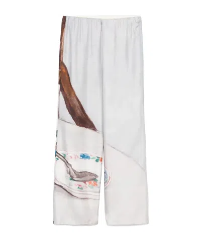 Nanushka Milon Flared Trousers In White