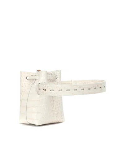 Nanushka Minee Bucket Bag In Beige