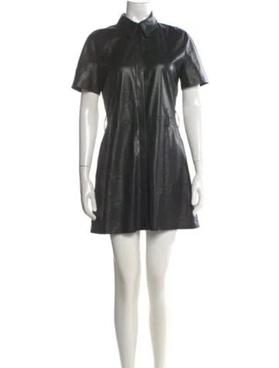 Pre-owned Nanushka Mini Dress In Black