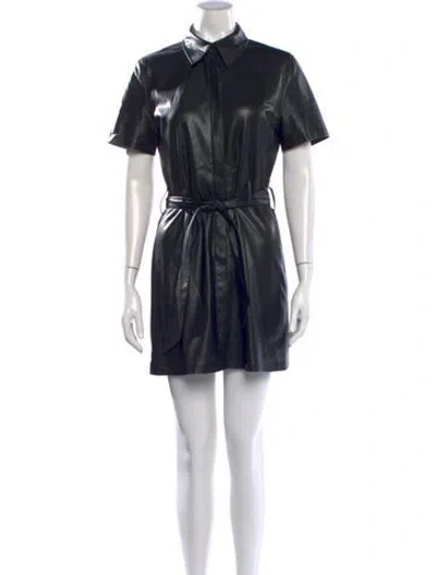 Pre-owned Nanushka Mini Dress In Black