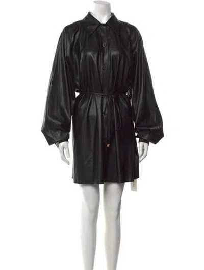 Pre-owned Nanushka Mini Dress In Black
