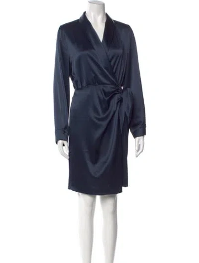 Pre-owned Nanushka Mini Dress In Blue