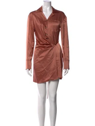 Pre-owned Nanushka Mini Dress In Orange