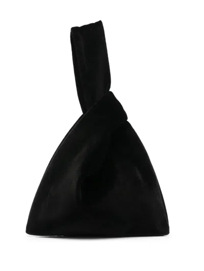 Nanushka Mini Jen Clutch Bag In Black