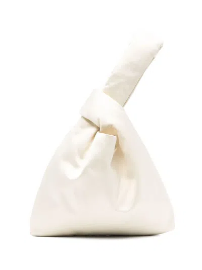 Nanushka Mini Jen Clutch Bag In White