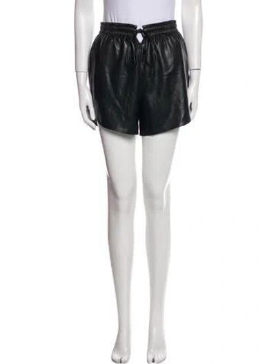 Pre-owned Nanushka Mini Shorts In Black