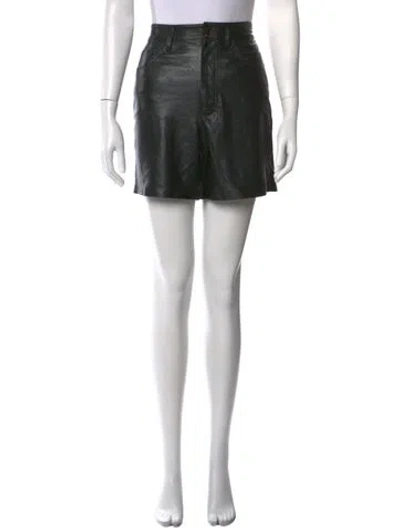 Pre-owned Nanushka Mini Shorts In Black