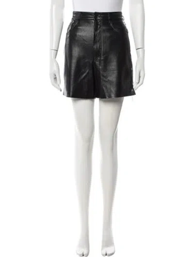 Pre-owned Nanushka Mini Shorts In Black