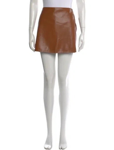 Pre-owned Nanushka Mini Shorts In Brown