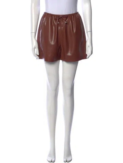 Pre-owned Nanushka Mini Shorts In Brown