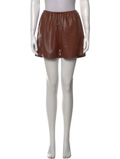 Pre-owned Nanushka Mini Shorts In Brown